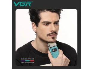 Ασύρματη επαναφορτιζόμενη ξυριστική μηχανή VGR V-357 με οθόνη LED