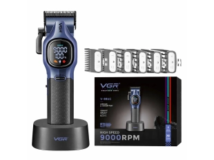 Επαγγελματική Κουρευτική Μηχανή VGR V-886C - Μωβ