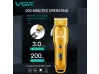 Clipper VGR 650, Ατσάλινη λεπίδα, οθόνη LCD, Έξι εξαρτήματα, Χρυσή