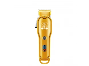 Clipper VGR 650, Ατσάλινη λεπίδα, οθόνη LCD, Έξι εξαρτήματα, Χρυσή