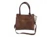 Σκούρο καφέ γυναικεία τσάντα - Emaris