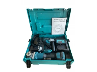 Γωνιακός μύλος χωρίς ψήκτρες μπαταρίας KraftRoyal και σετ κλειδιών μπαταρίας