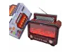 Φορητό ηλιακό ραδιόφωνο FP-2393S - Bluetooth, ραδιόφωνο FM, MP3 player, USB και κάρτα SD