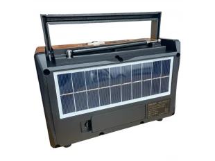 Φορητό ηλιακό ραδιόφωνο MEIER MD-1306BT-S - Bluetooth, ραδιόφωνο FM, MP3 player, USB και κάρτα SD