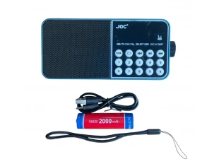 Φορητό ραδιόφωνο JOC 6128BT - Bluetooth, ραδιόφωνο FM, MP3 player, USB και κάρτα SD