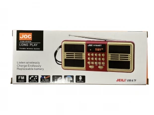 Φορητό ραδιόφωνο JOC H1822BT - Bluetooth, ραδιόφωνο FM, MP3 player, USB και κάρτα SD