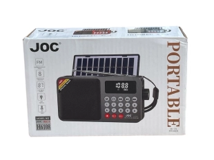 Φορητό ραδιόφωνο JOC H6108REC-S - Bluetooth, ραδιόφωνο FM, MP3 player, USB και κάρτα SD
