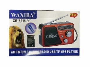 Φορητό ραδιόφωνο Waxiba XB-521URT -Bluetooth, ραδιόφωνο FM, MP3 player, USB και κάρτα SD