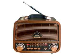Ρετρό vintage ραδιόφωνο MEIER MD-1308bt - Bluetooth, ραδιόφωνο FM, MP3 player, USB και κάρτα SD