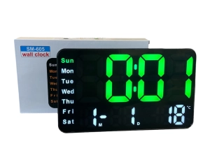 Επιτραπέζιο ψηφιακό ρολόι τοίχου SM-605 - SM-605 Επιτραπέζιο ψηφιακό ρολόι τοίχου SM-605 - SM-605