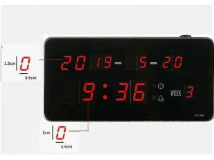 Ηλεκτρονικό ψηφιακό ρολόι LED 1019
