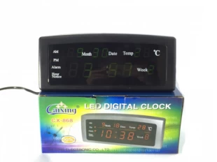 Ηλεκτρονικό ρολόι LED Caixing CX-868