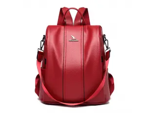 Κόκκινο γυναικείο σακίδιο πλάτης - Emi