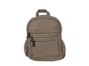 Γυναικείο σακίδιο πλάτης από βρασμένο δέρμα - Elizabet