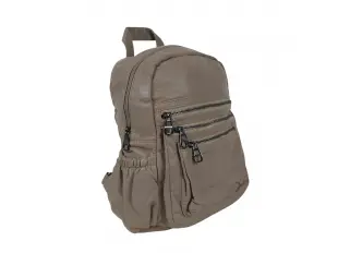 Γυναικείο σακίδιο πλάτης από βρασμένο δέρμα - Elizabet