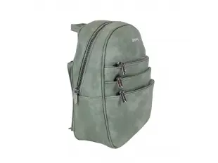 Γυναικείο σακίδιο πλάτης σε χρώμα μέντας - Seari