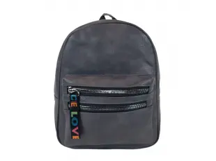 Γκρι γυναικείο σακίδιο πλάτης - Loveli