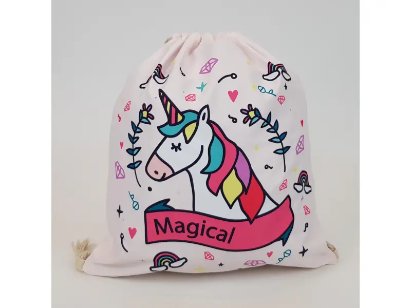 Μονόκερος με φωτεινή τσάντα Μονόκερος με φωτεινή τσάντα