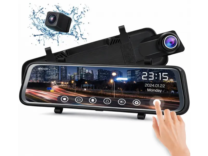 Καθρέφτης DVR 10 ιντσών με οθόνη αφής και κάμερα οπισθοπορείας Καθρέφτης DVR 10 ιντσών με οθόνη αφής και κάμερα οπισθοπορείας - 3276