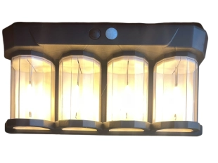 Εξωτερική ηλιακή λάμπα LED XF-8898 με αισθητήρα κίνησης - προβολέας πόρτας με 4 διόδους