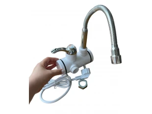 Επιτοίχιος θερμοσίφωνας με εύκαμπτο στόμιο 3000w, λευκό