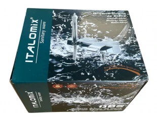 Σετ 2 αναμικτών με κεφαλή ντους, λάστιχο και αξεσουάρ Italomix