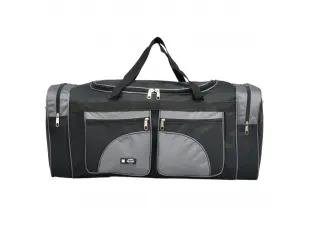 Μαύρη και γκρι τσάντα - Sport - 80cm