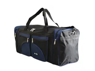 Τσάντα μαύρη με μπλε - Sport - 80cm