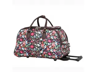 Τσάντα ταξιδιού με λουλούδια