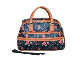Γυναικεία τσάντα ταξιδιού με λουλούδια