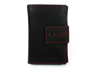 Κάθετο πορτοφόλι με κόκκινο νήμα