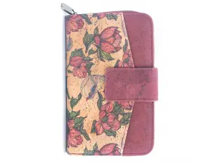 Κόκκινος φελλός με λουλούδια