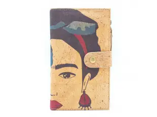 Γυναικείο πορτοφόλι από φελλό - Frida Kohlo
