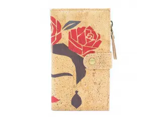 Γυναικείο πορτοφόλι από φελλό - Frida Kohlo ver2 Γυναικείο πορτοφόλι από φελλό - Frida Kohlo ver2