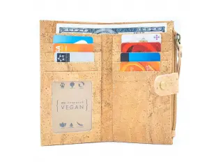 Γυναικείο πορτοφόλι από φελλό - Frida Kohlo ver2