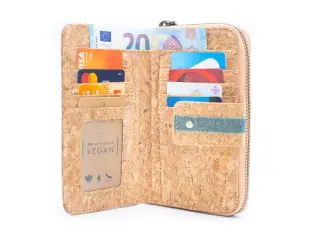 Γυναικείο πορτοφόλι από φελλό - Krispi