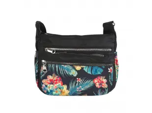 Μαύρη υφασμάτινη τσάντα - Gian