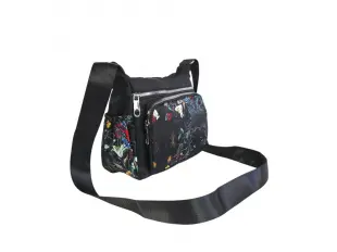 Μαύρη υφασμάτινη τσάντα - Greta