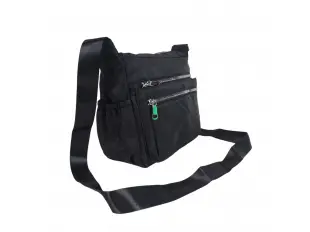 Μαύρη υφασμάτινη τσάντα - Nikaq