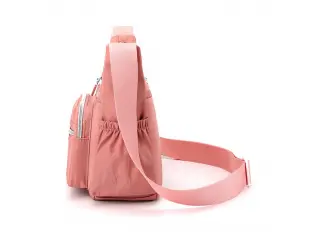 Ροζ υφασμάτινη τσάντα - Mana