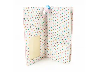 Μεγάλο πορτοφόλι σε χρώμα ροδακινί - Somlloh