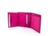 Ροζ άνετο πορτοφόλι - δέρμα