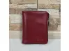 Γυναικείο πορτοφόλι σε μπορντό χρώμα με μαγνήτη - Euro