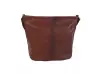 Καφέ δερμάτινη τσάντα - Veia