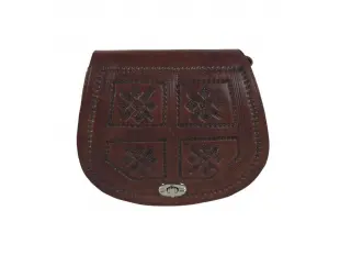 Δερμάτινη τσάντα χειρός - Hrisi