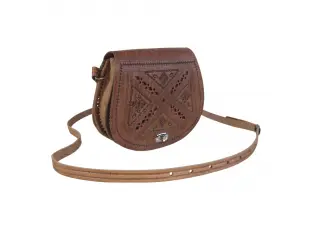 Δερμάτινη τσάντα χειρός - Mikas