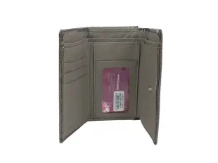 Ασημένιο μεσαίου μεγέθους γυναικείο πορτοφόλι