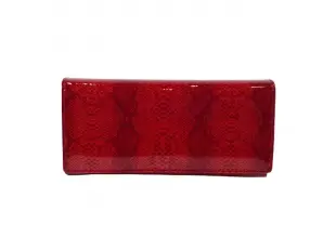 Κόκκινο λουστρίνι πορτοφόλι - Linda