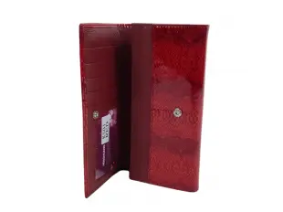 Κόκκινο λουστρίνι πορτοφόλι - Linda