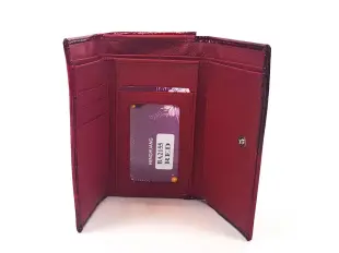 Μεσαίου μεγέθους πορτοφόλι από λουστρίνι - φύλλο